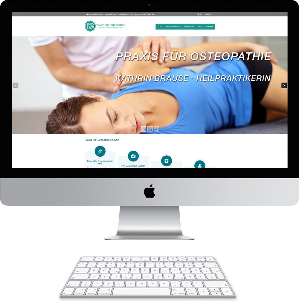Homepages für Physiotherapeuten – Homepages für Osteopathen
